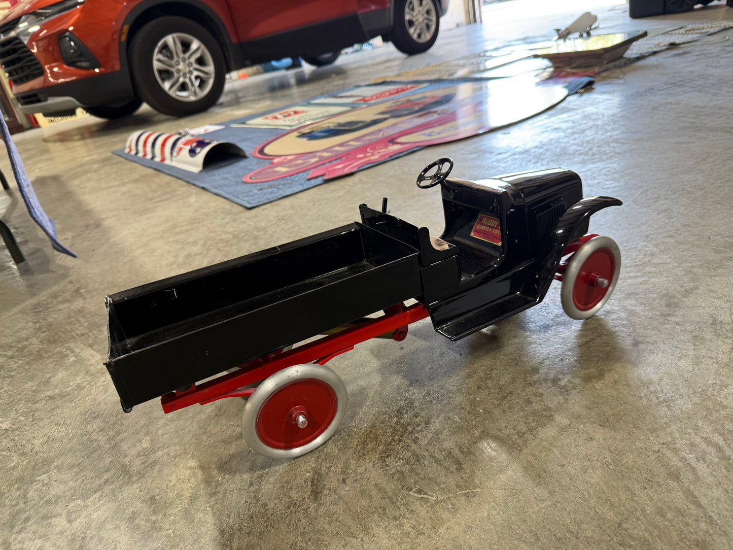 Buddy "L" Black Restored Truck
