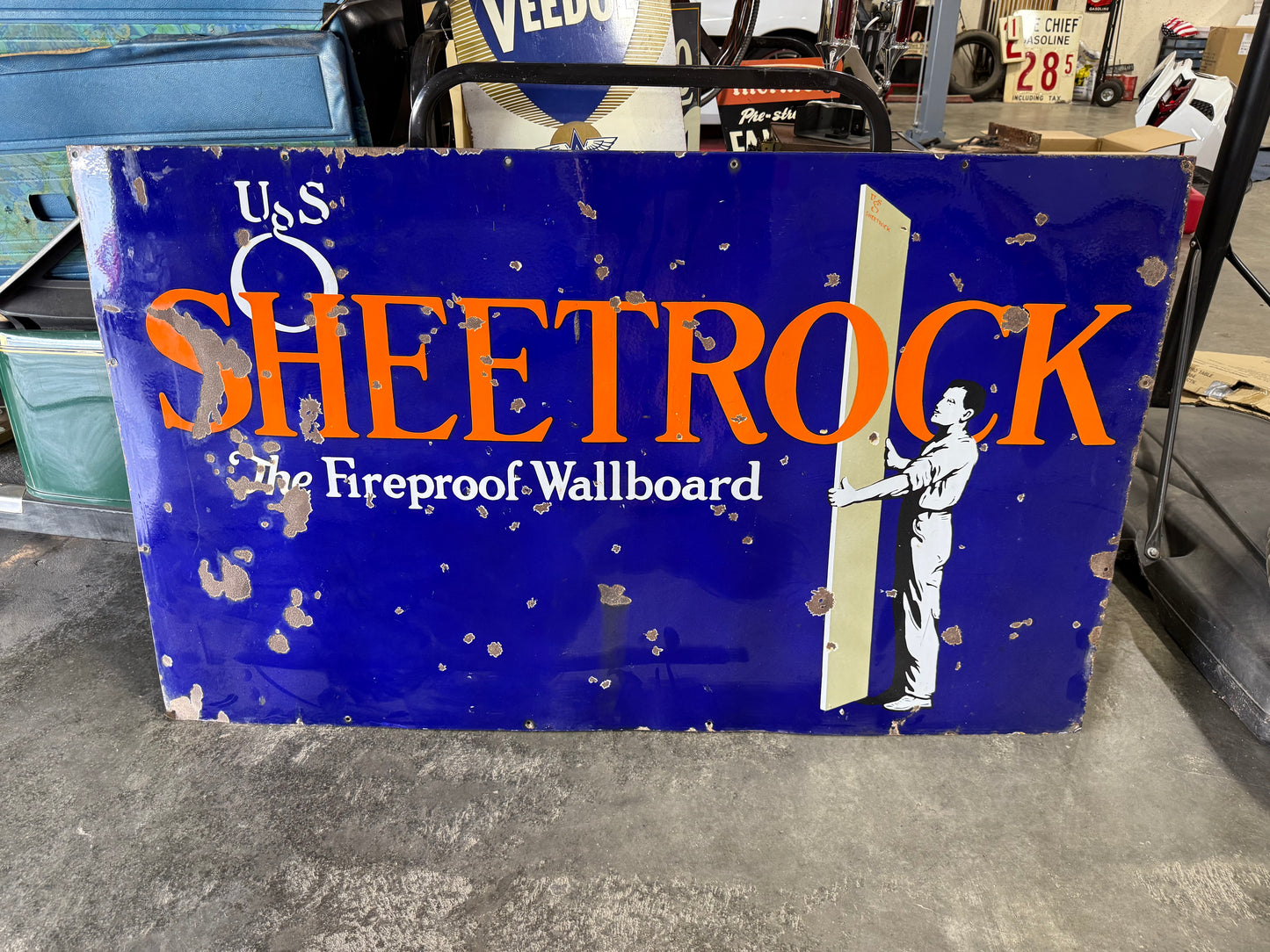Sheet Rock Wallboard Sign