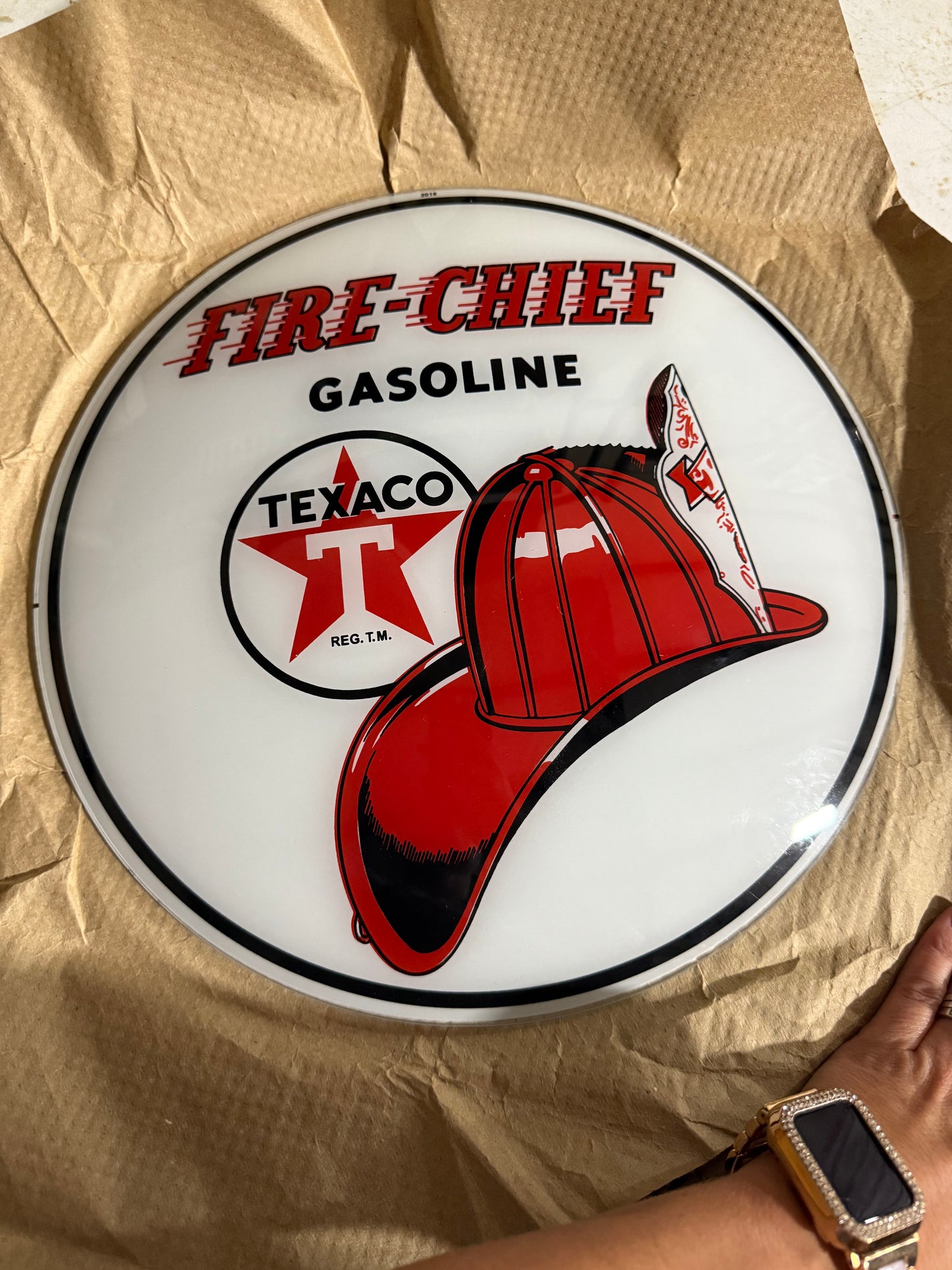 Fire Chief Gasoline Globe Inserts