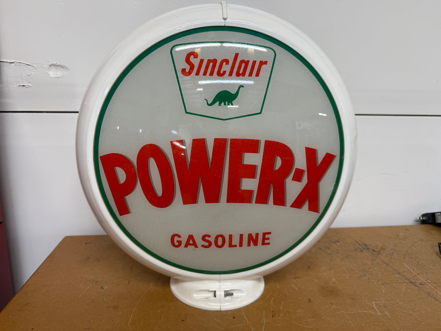 Sinclair Power-X Gasoline Pump Globe