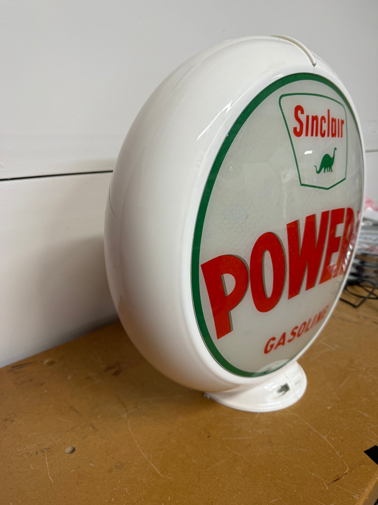 Sinclair Power-X Gasoline Pump Globe