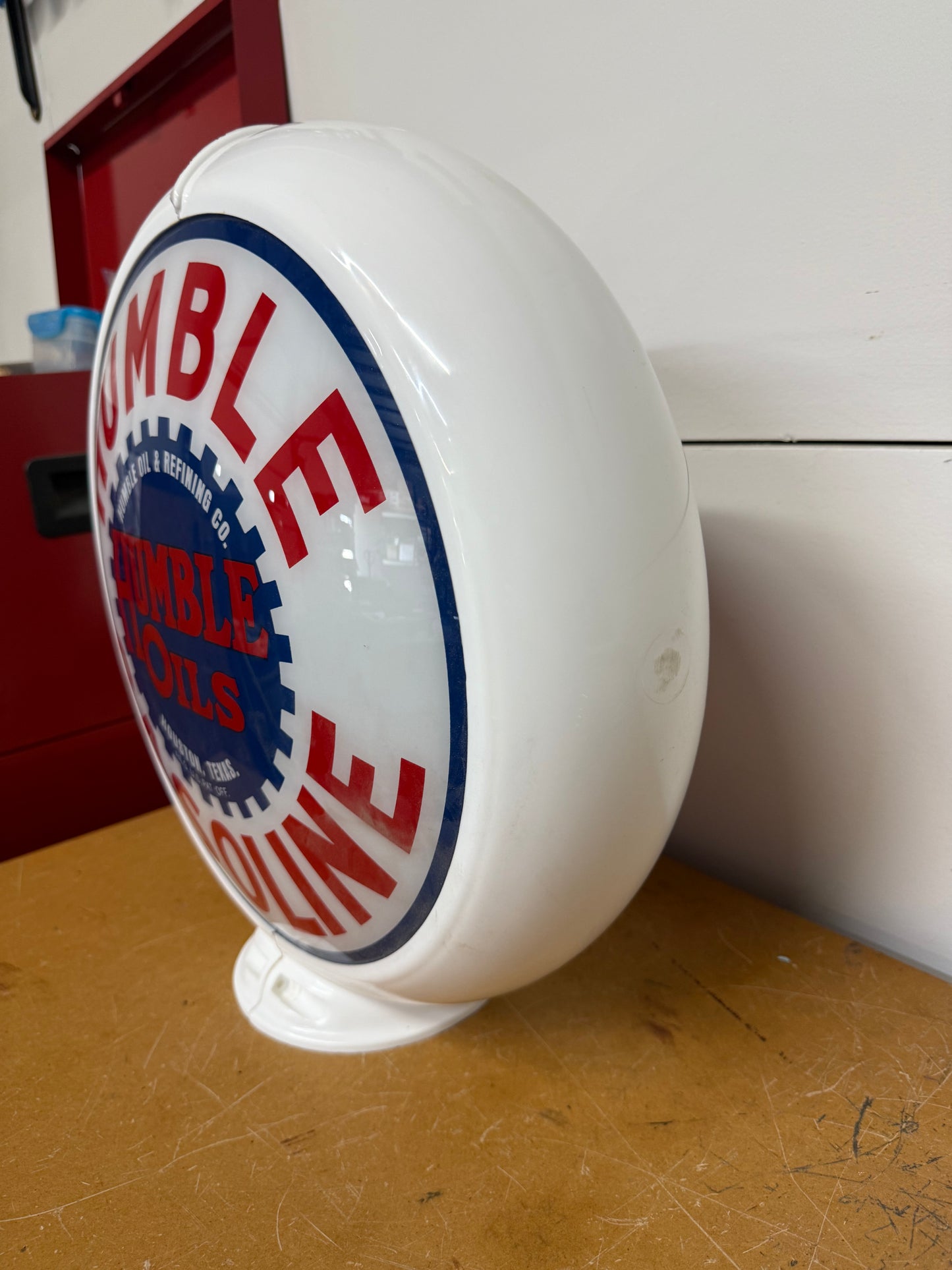 Humble Oils Gas Pump Globe