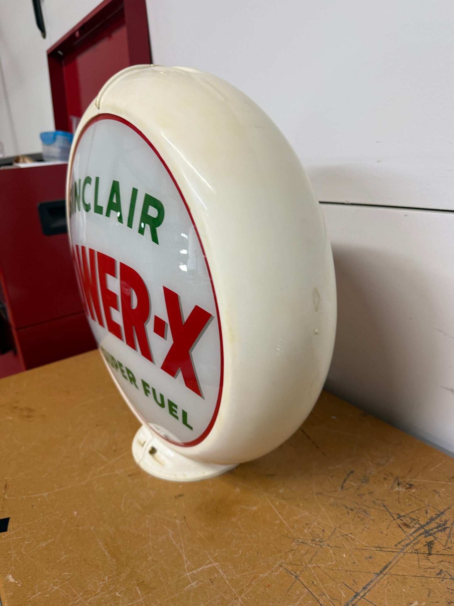 Sincalir Power-X The Super Fuel Pump Globe
