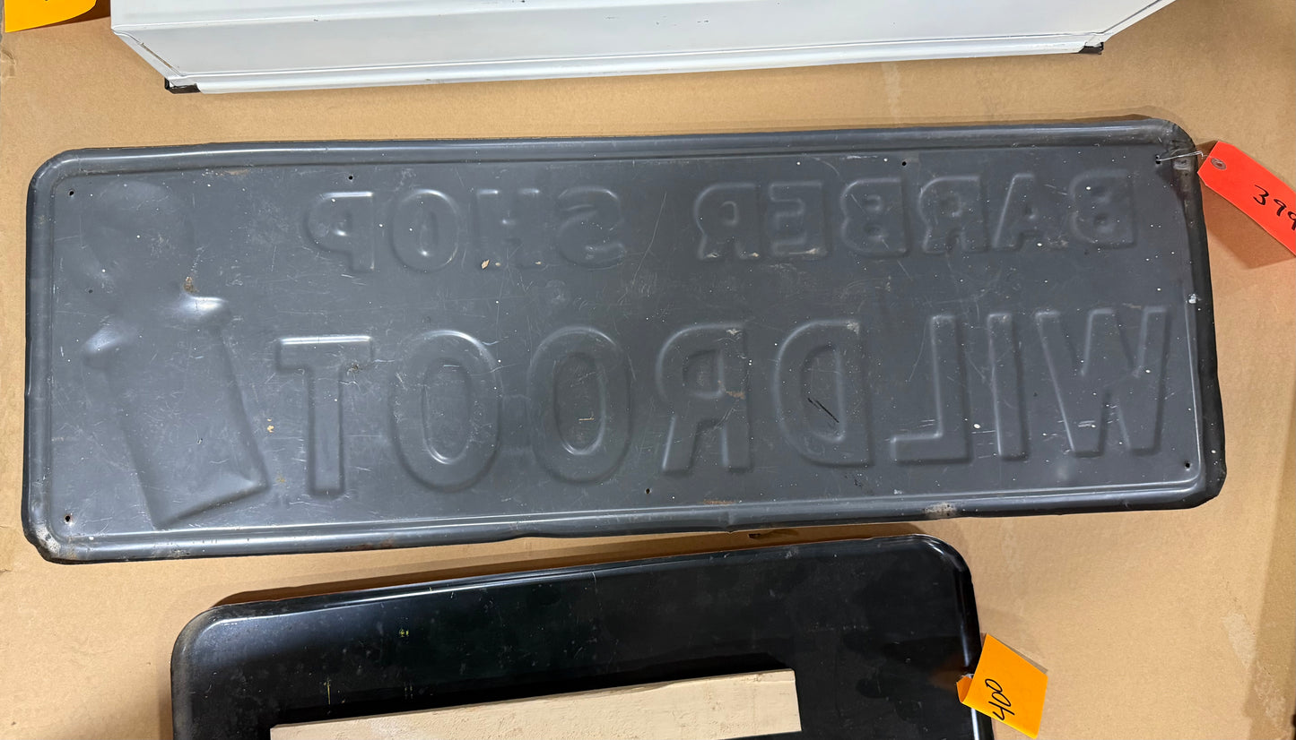 Wildroot SSP Embossed Sign