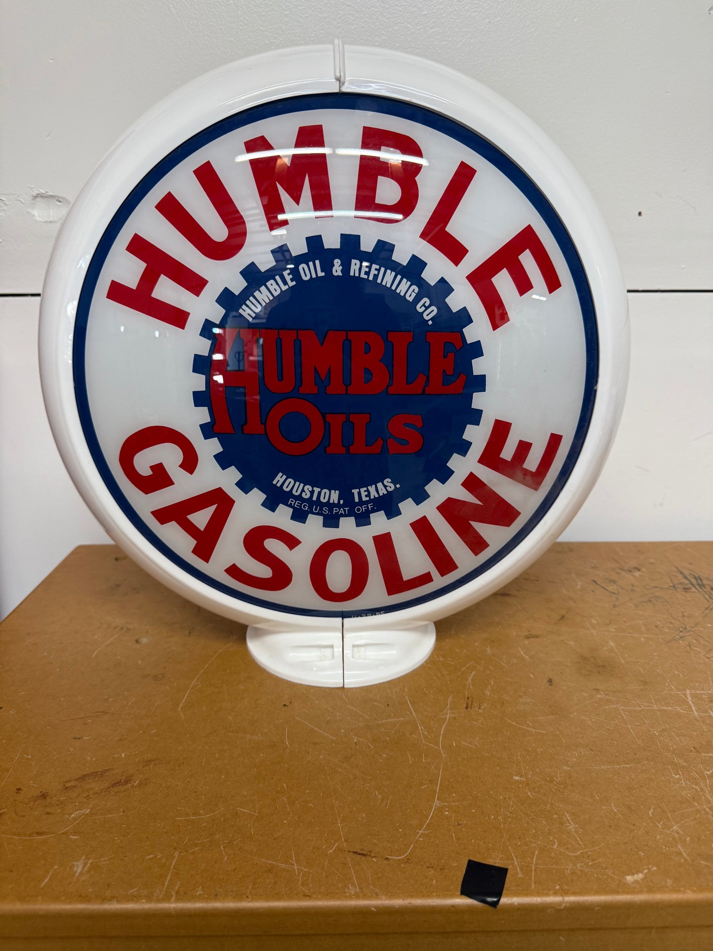 Humble Oils Gas Pump Globe