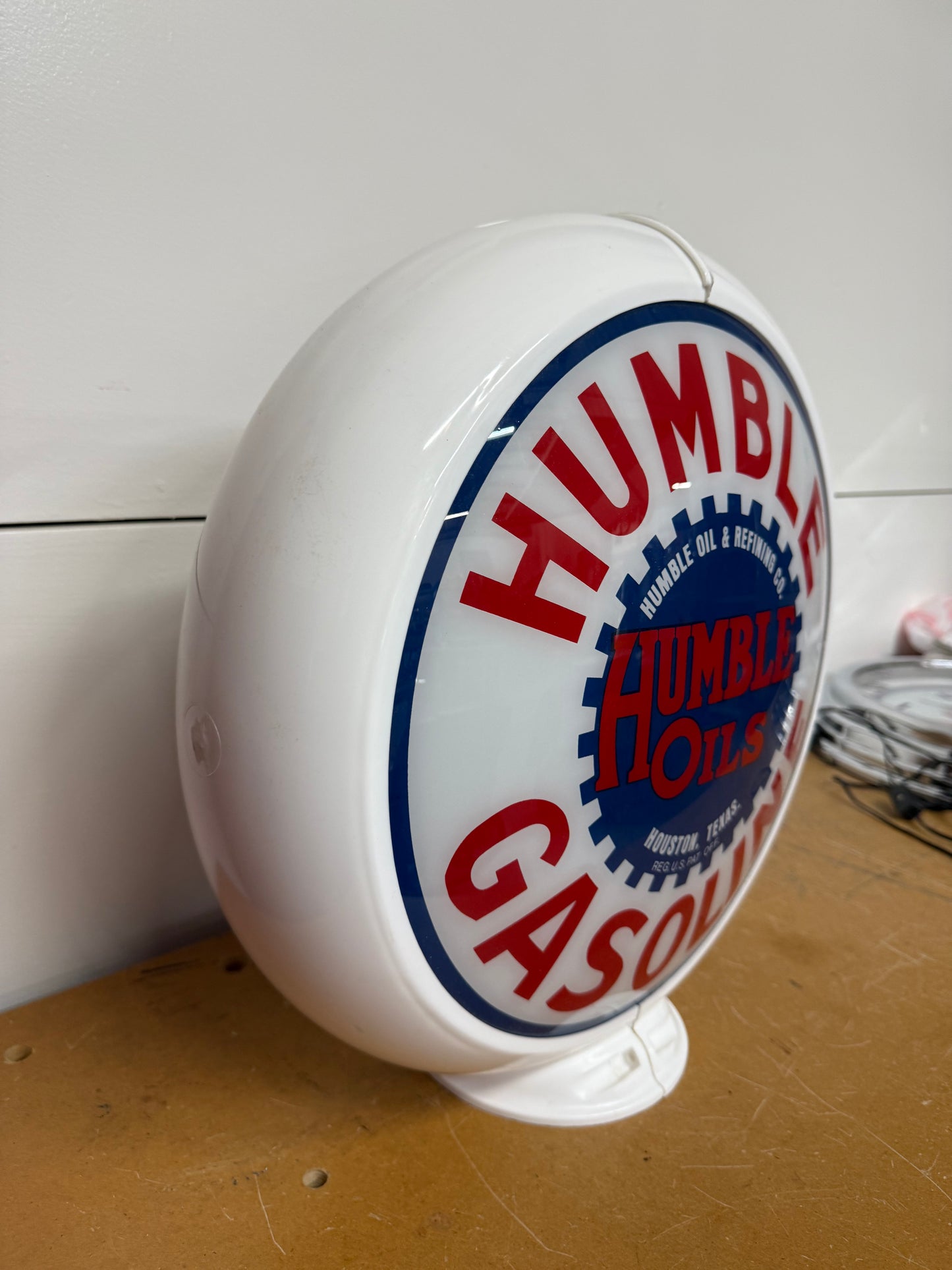 Humble Oils Gas Pump Globe