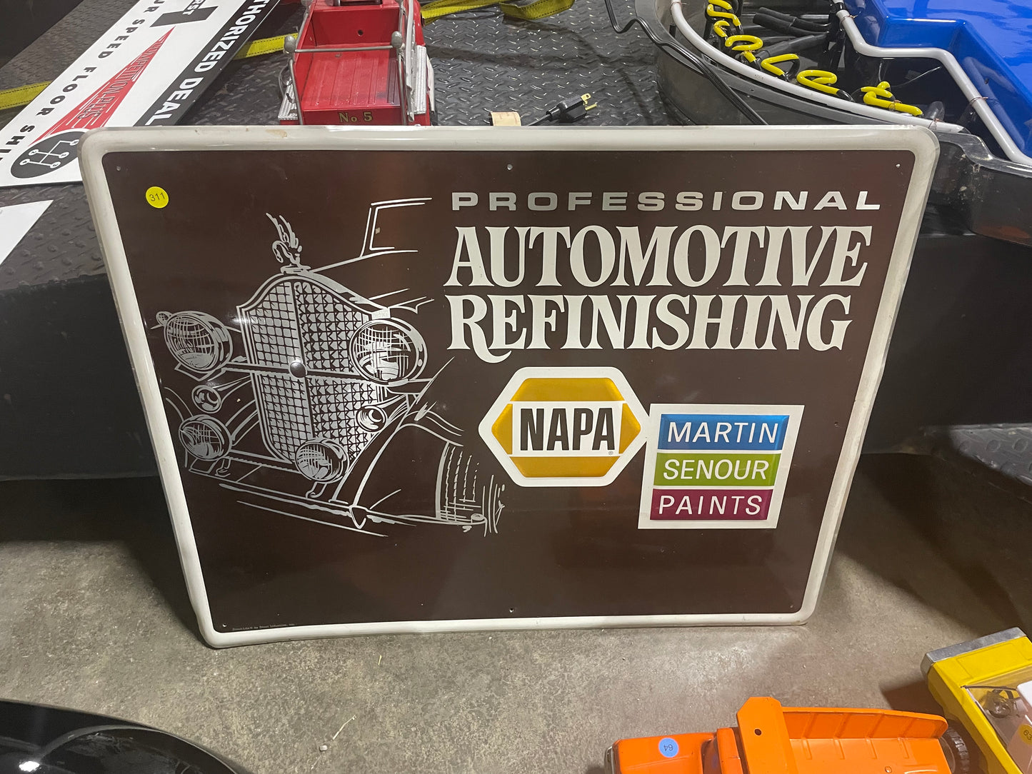 Napa Auto Paints Sign