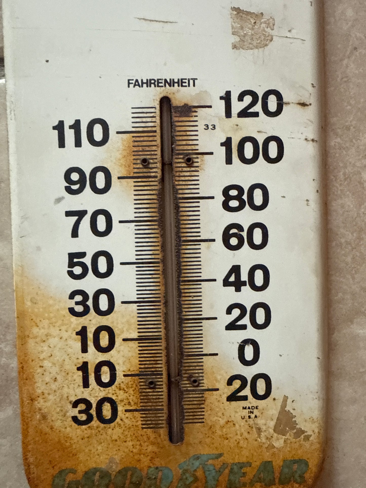 Goodyear Thermometer
