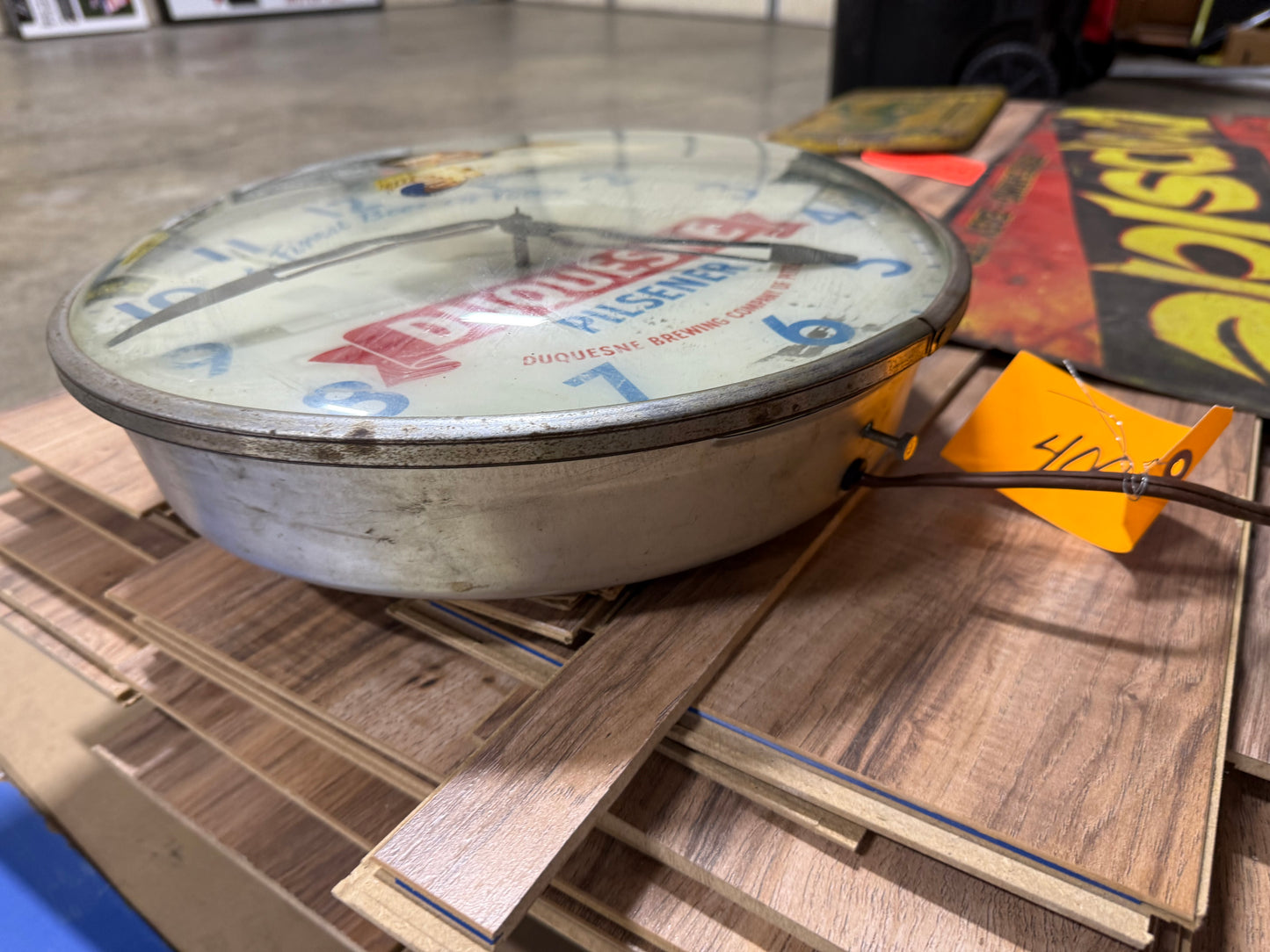 Duquesne Advertising Clock