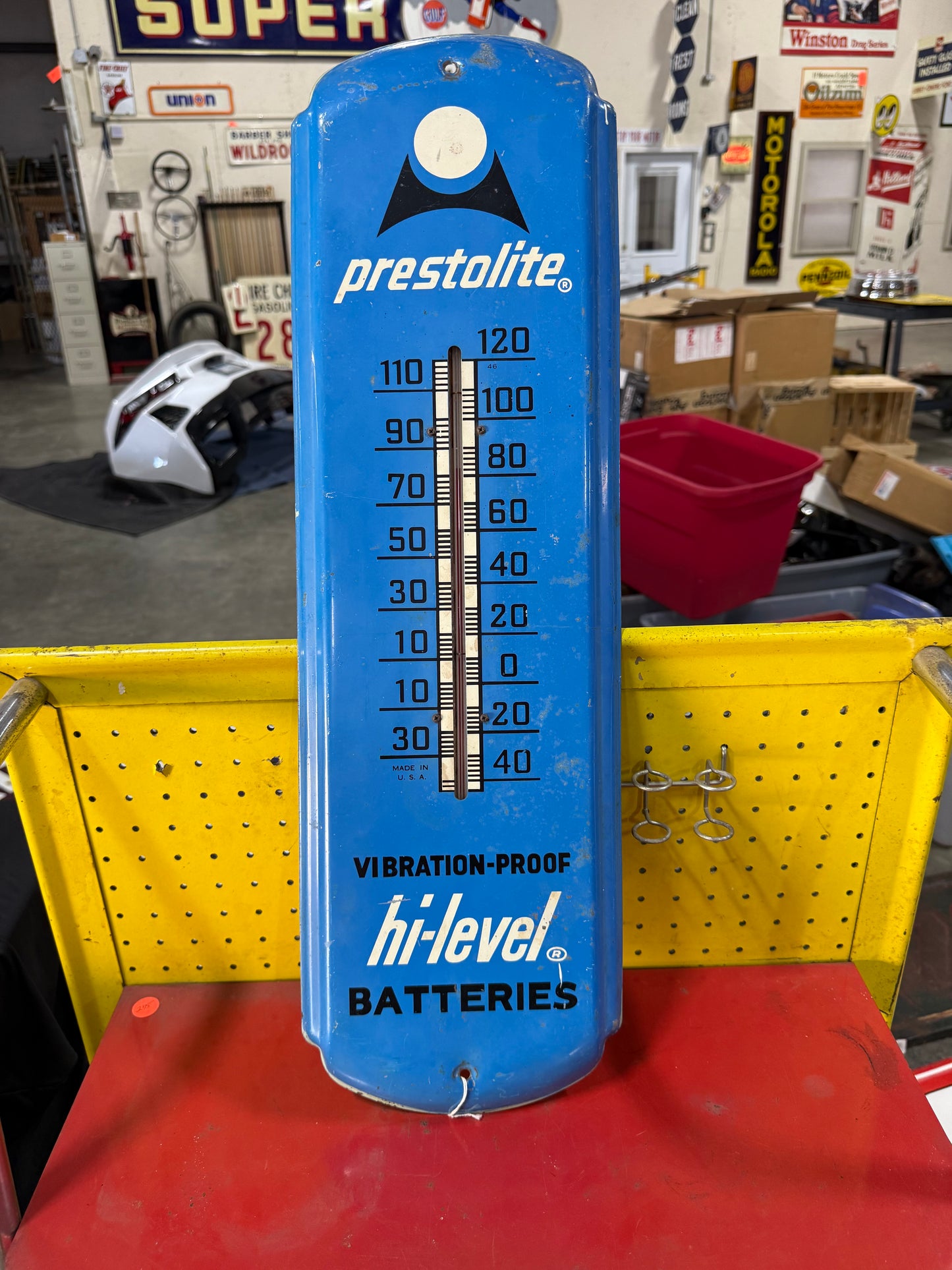 Prestolite Thermometer - Blue