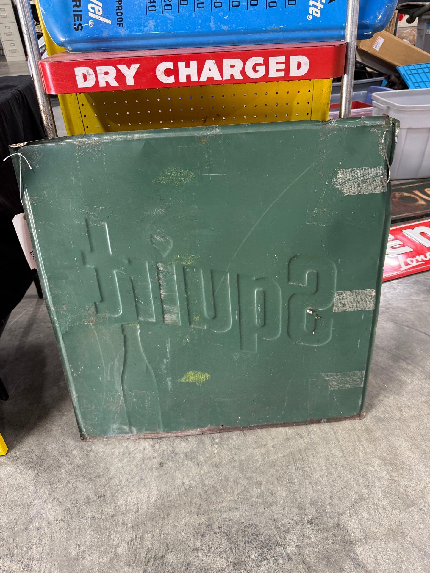 Original Squirt Embossed Tin Sign