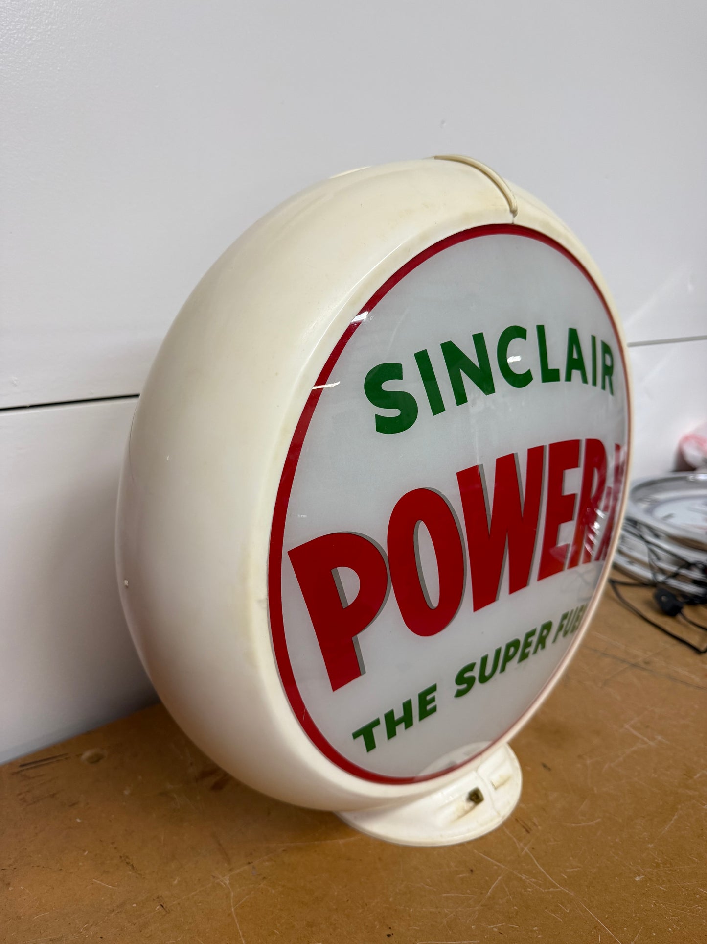 Sincalir Power-X The Super Fuel Pump Globe