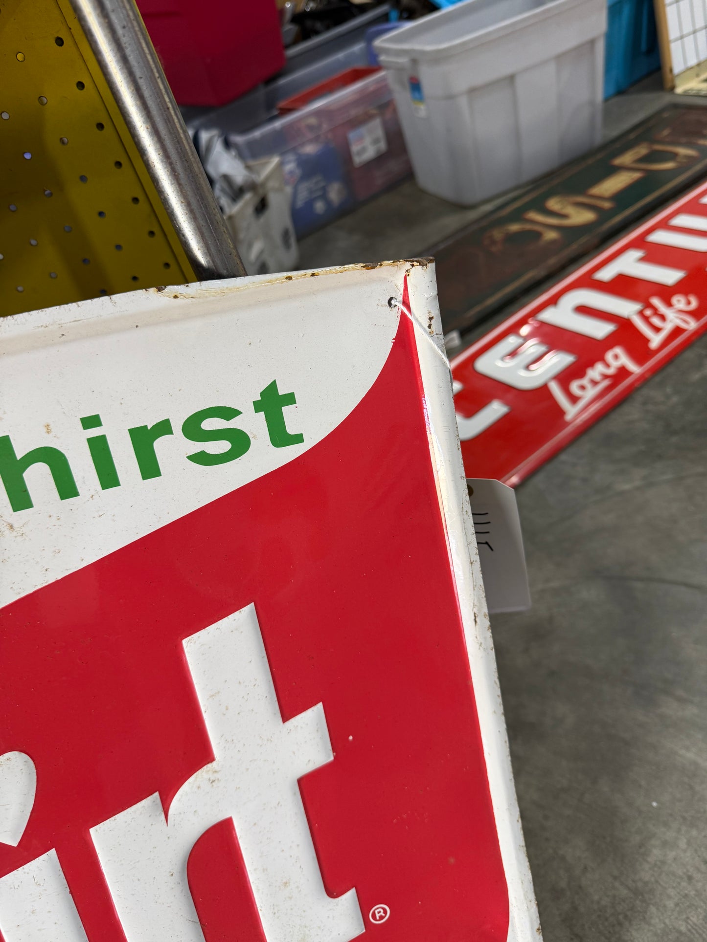 Original Squirt Embossed Tin Sign