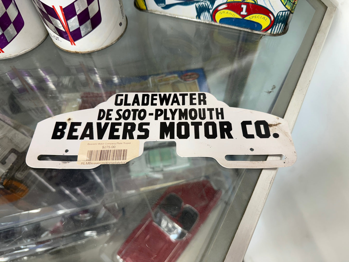 Beavers Motor Company Plate Topper