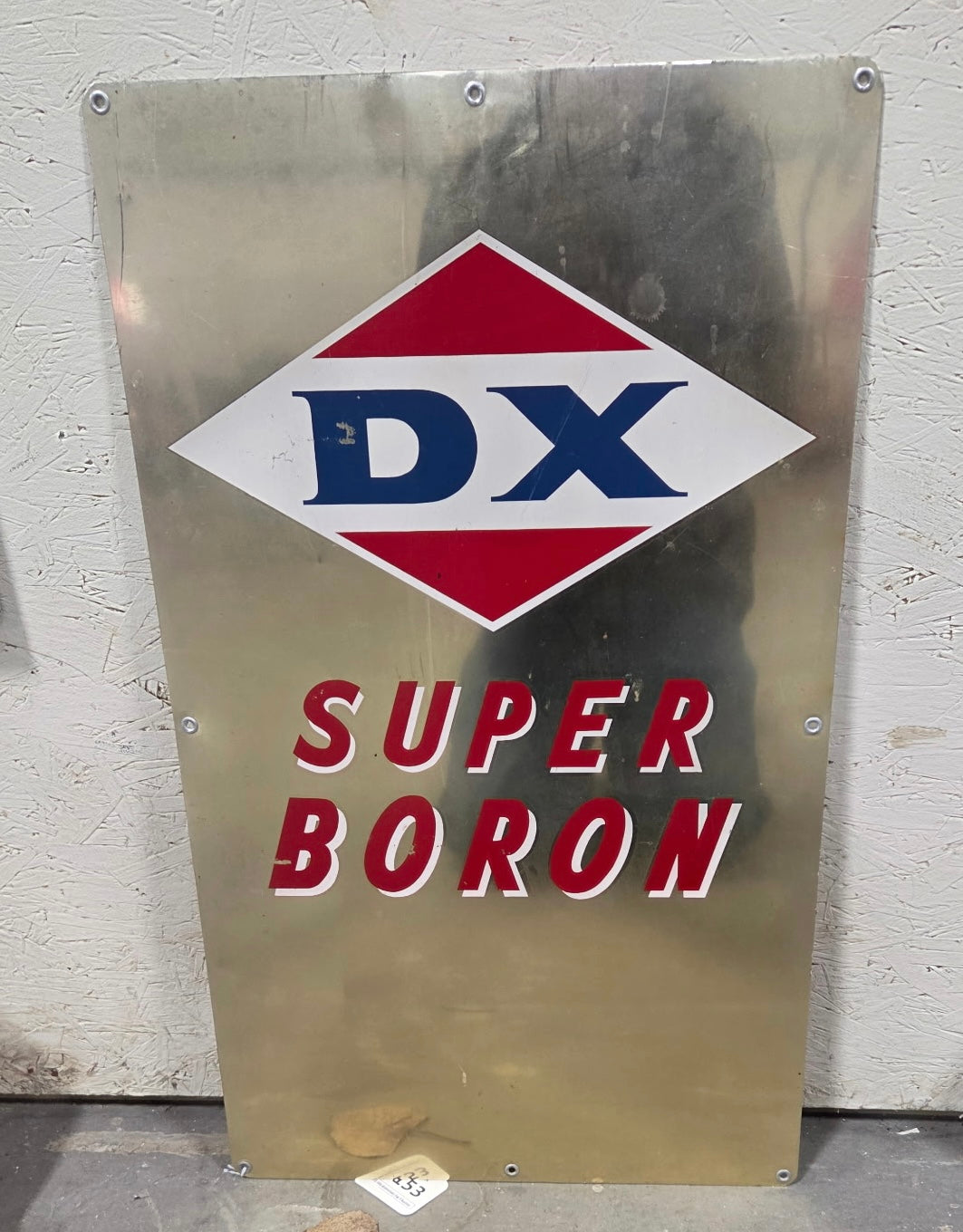 DX Super Boron Pump Plate SST Sign