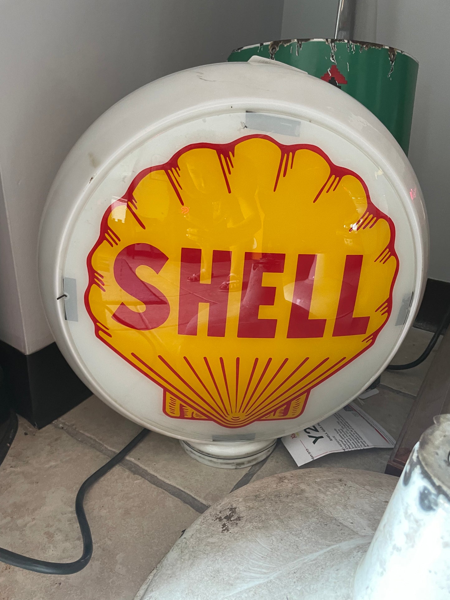 Shell Gas Pump Globe