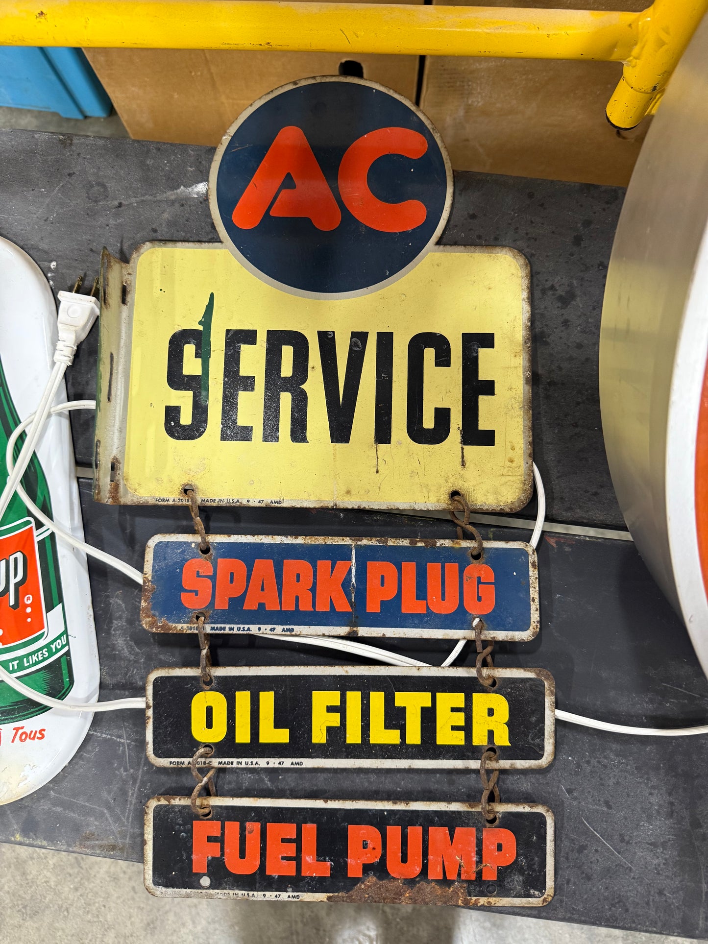 AC Service Flange with Hangers
