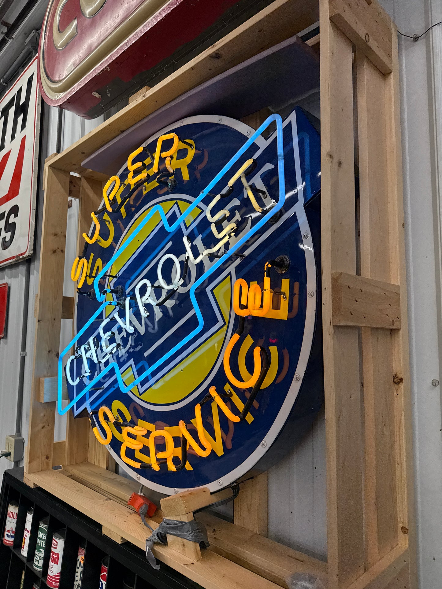 Super Chevy Neon Sign