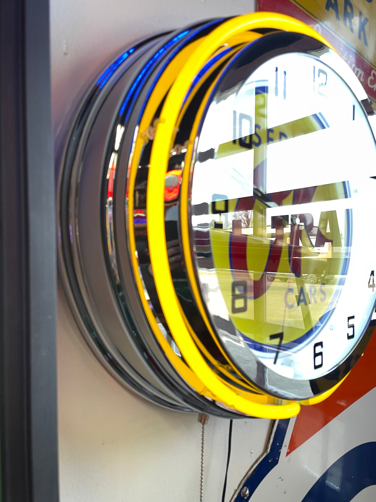 OK Neon Clock