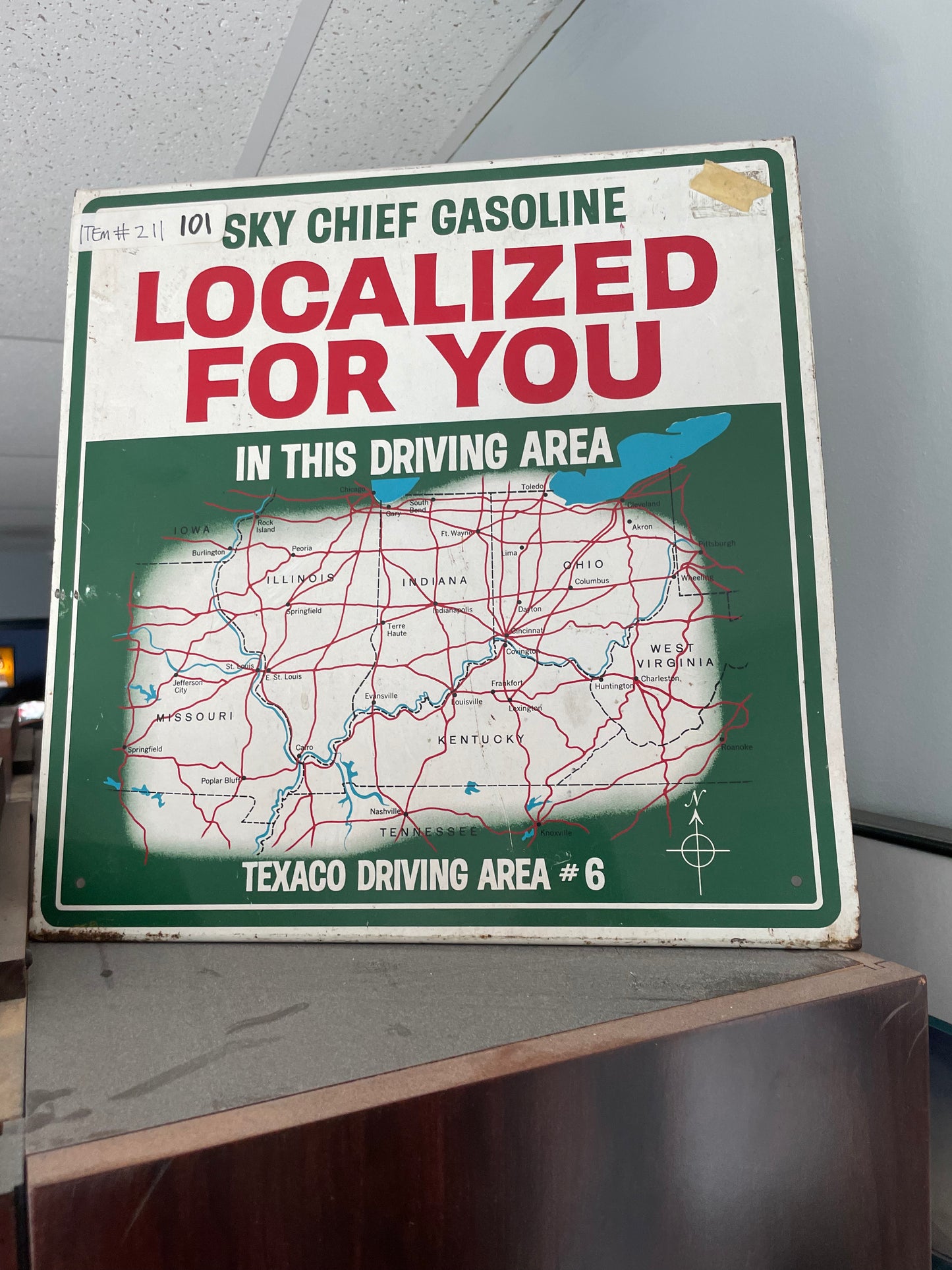 Sky Chief Gasoline Maps tent