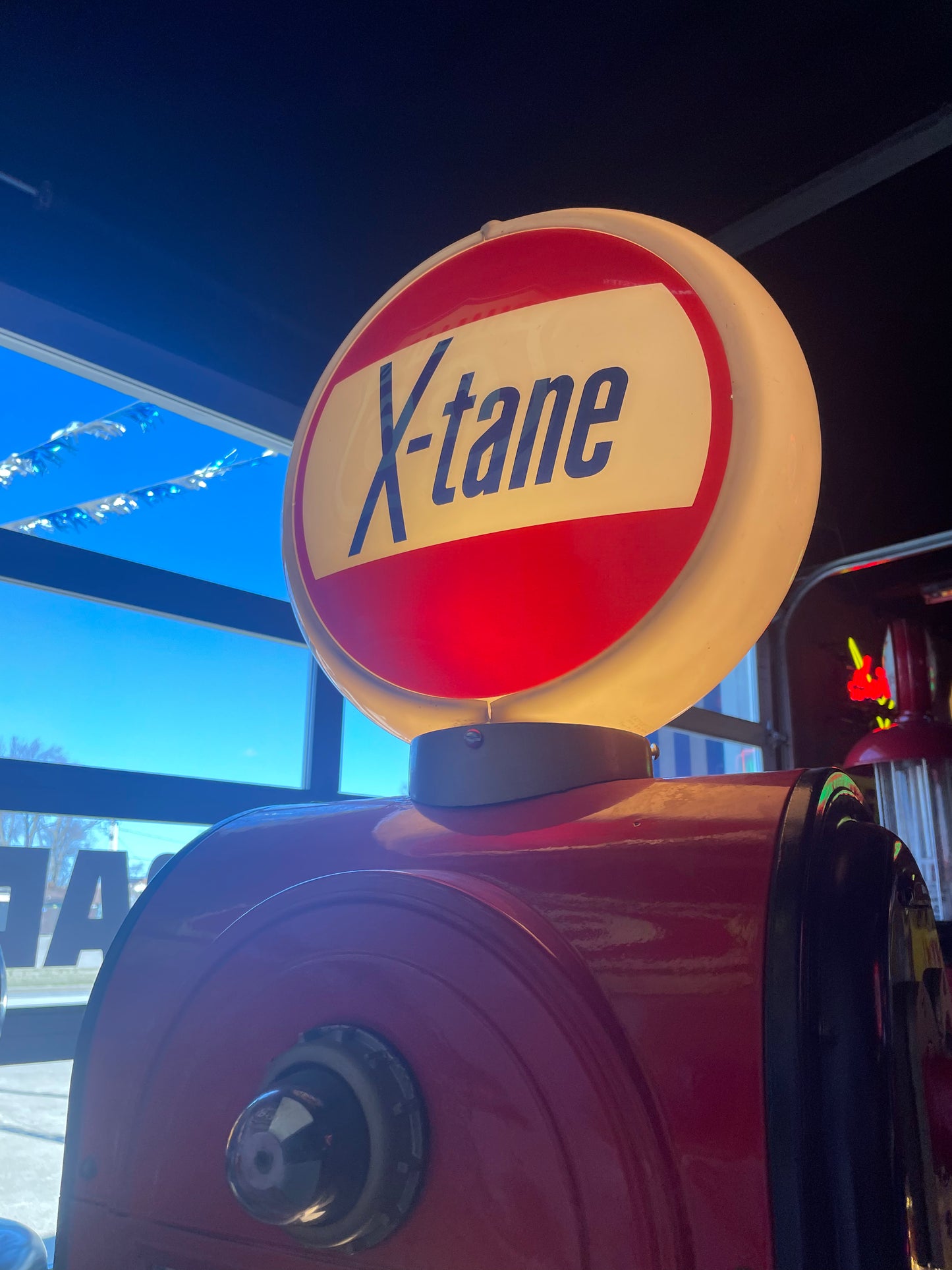 Tall Red L Body Pump and X Tane Globe