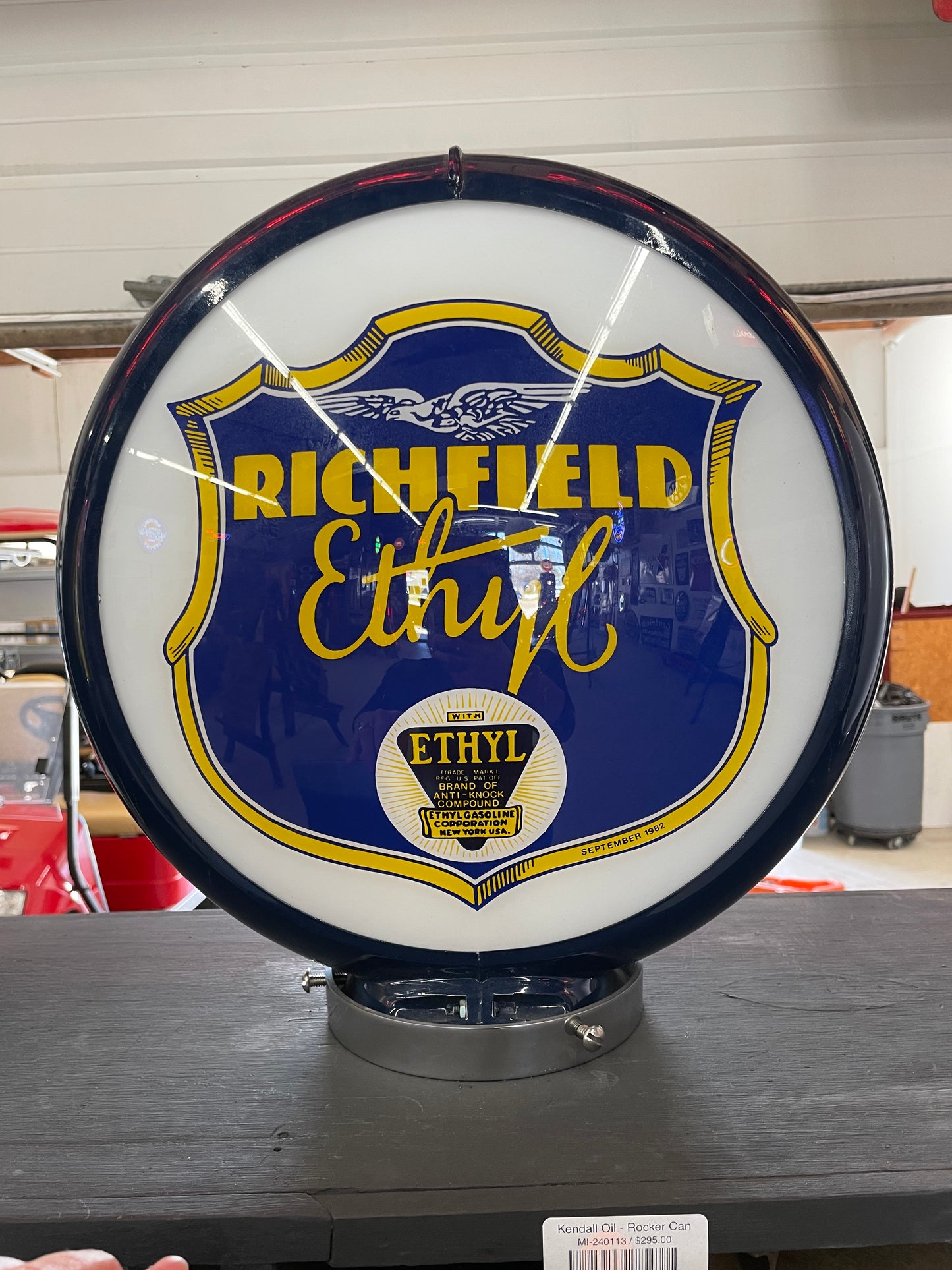 Richfield Ethyl Pump Globe