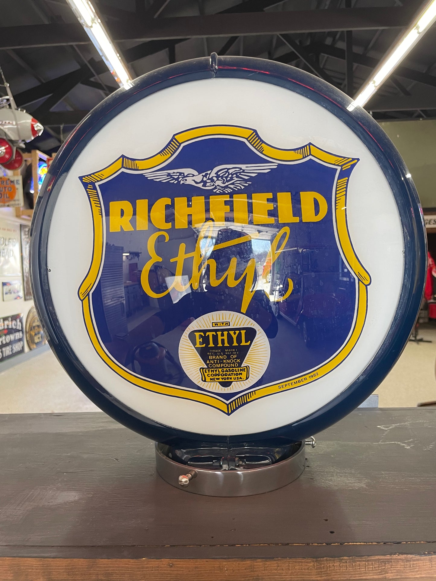 Richfield Ethyl Pump Globe