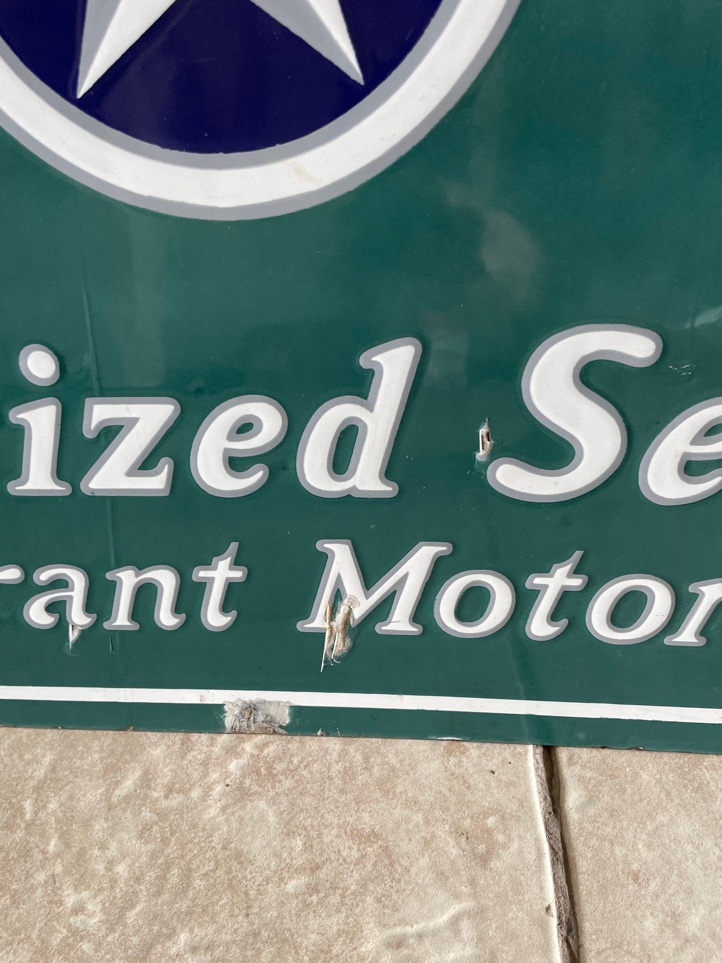 Star Cars Authorized Service Sign