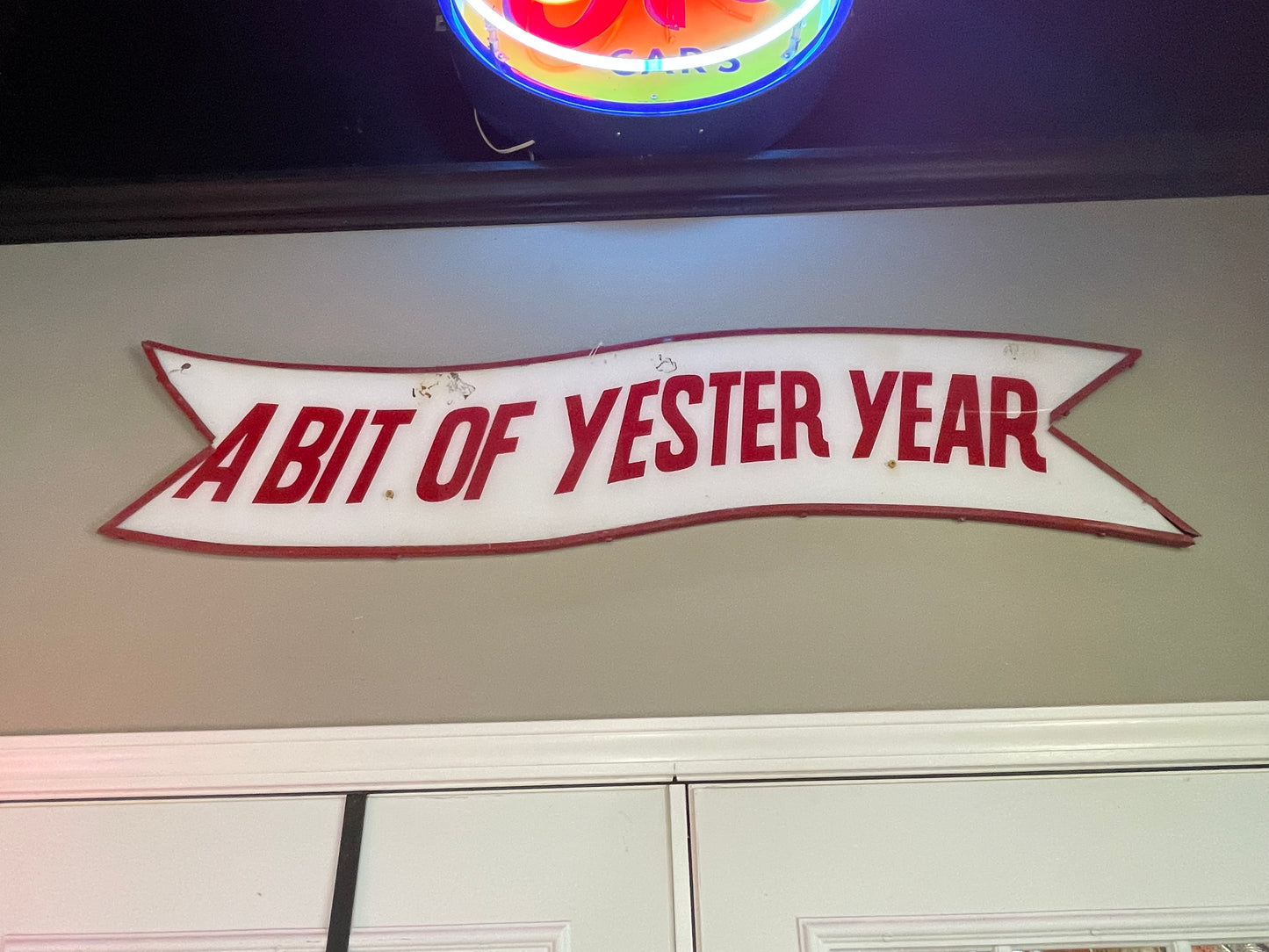 A Bit of Yesteryear Banner Sign