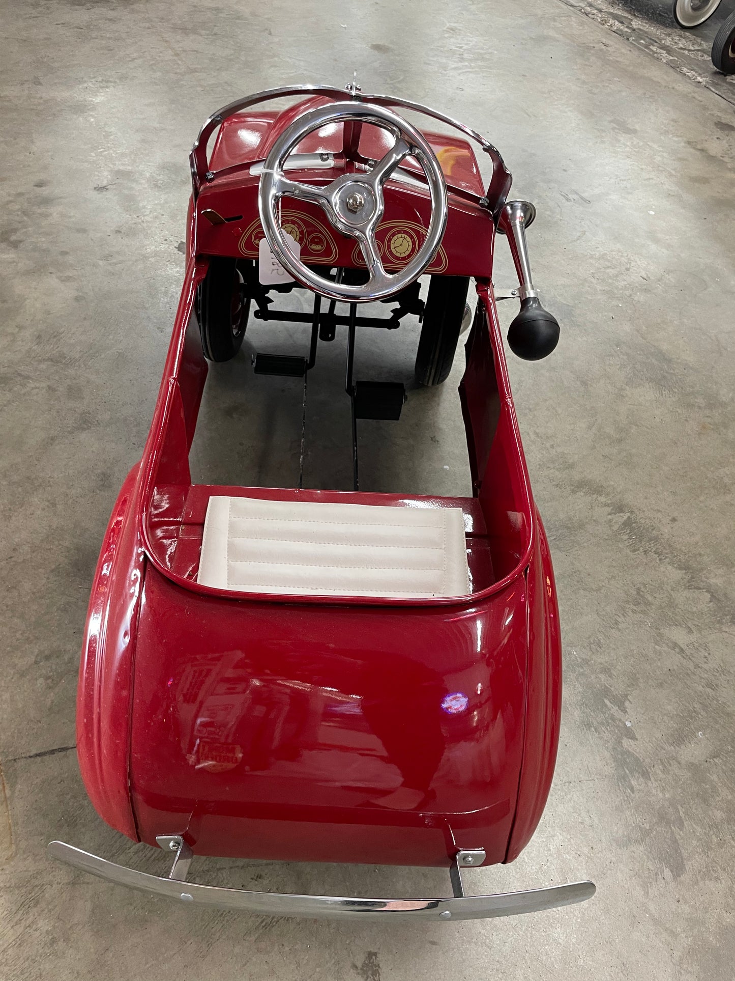Restored Steelcraft Chrysler Airflow Pedal Car