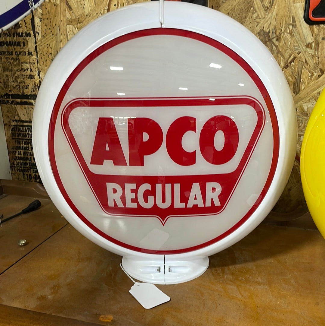 APCO Regular Gas Pump Globe with Capco 216