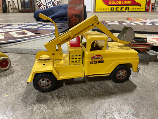 Tonka Back Hoe Toy Truck - Yellow