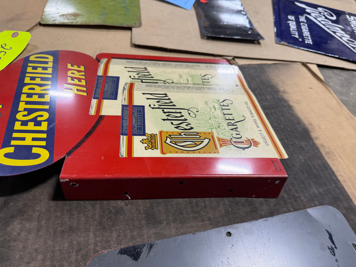 Chesterfield Painted Flange Sign