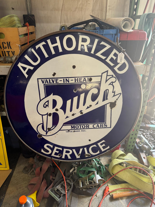 Buick Motor Cars Authorized Service Dealership SSP sign w/Ring