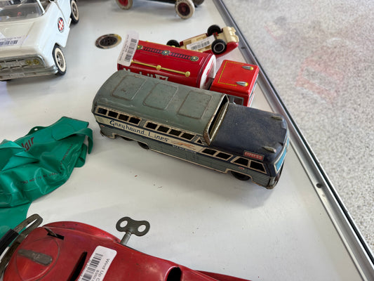Greyhound Lines Tin Bus Toy