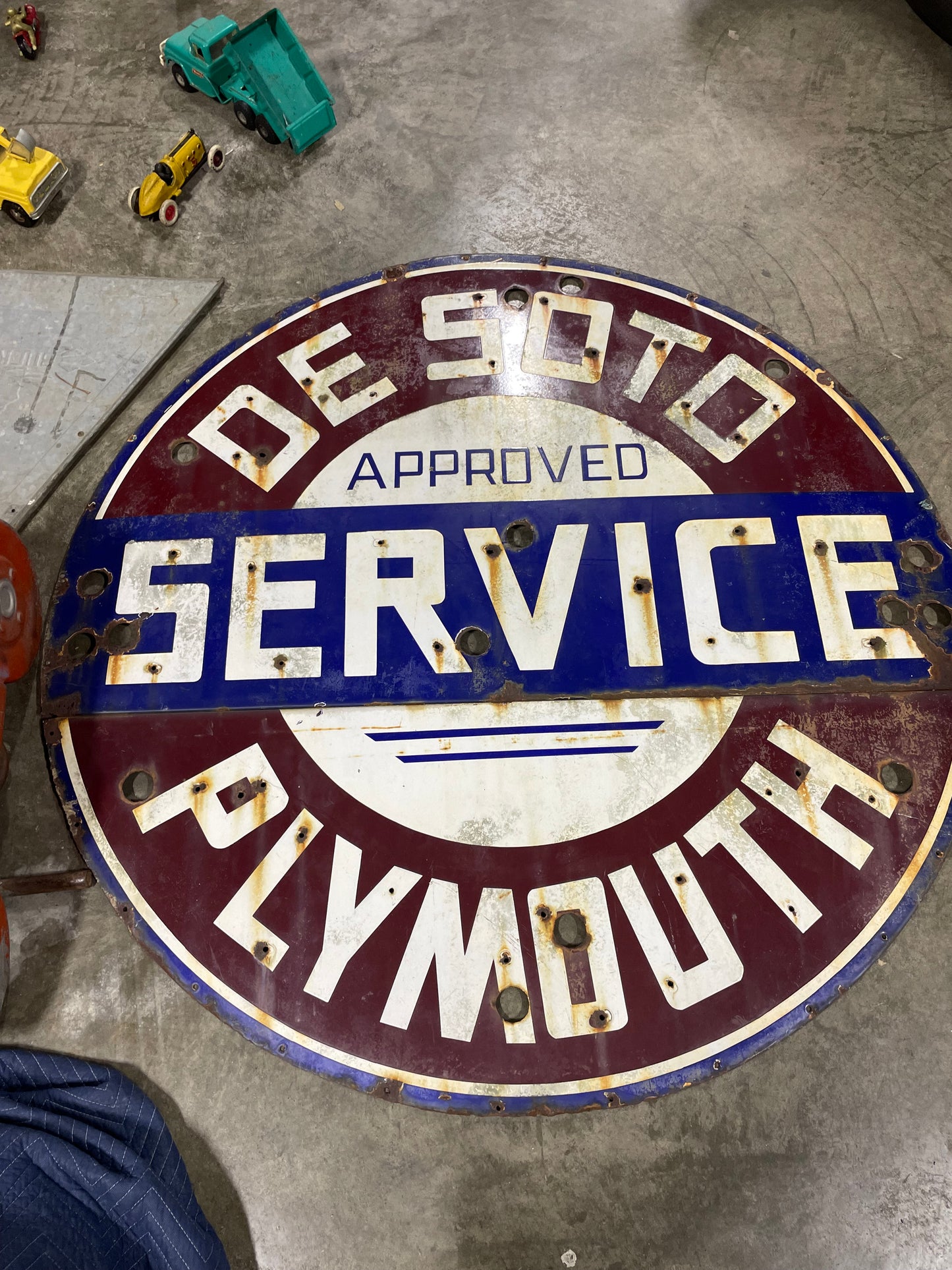 Desoto Plymouth Sign - Approved Service - 1