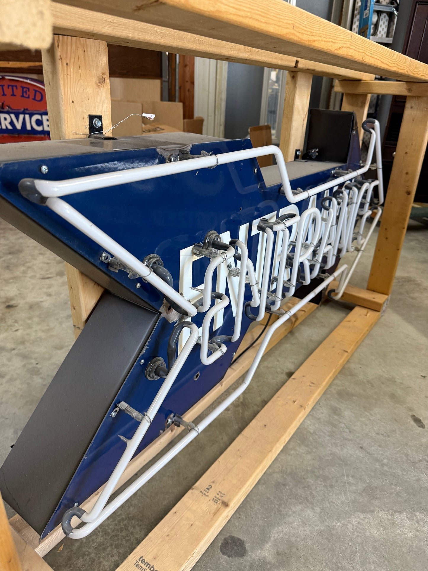 Entrance Arrow Neon Sign