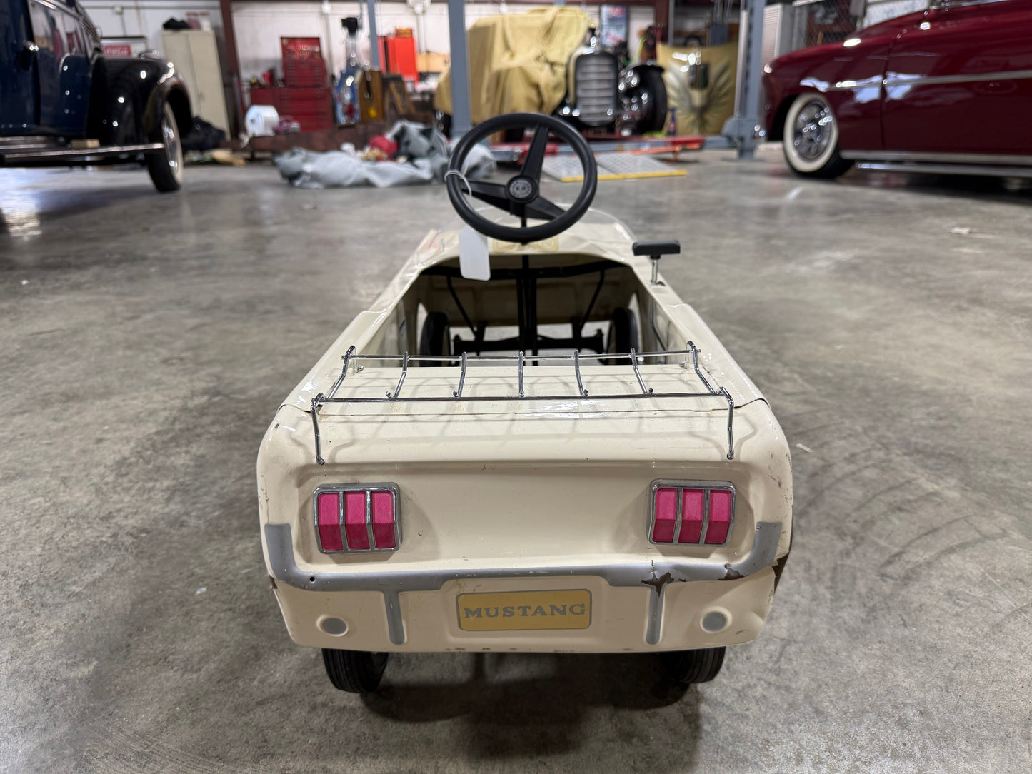 Ford Mustang Pedal Car - White