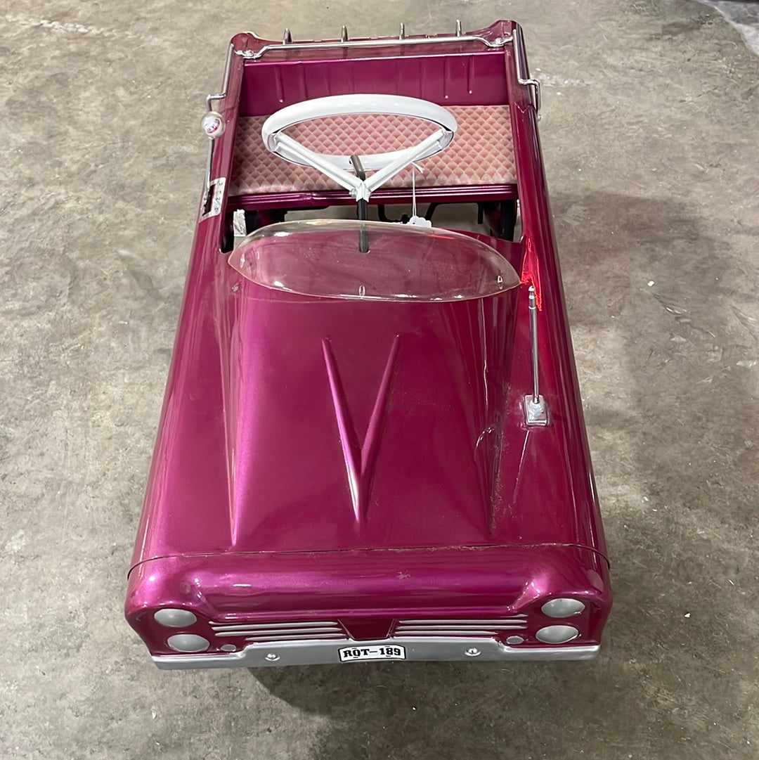 AMF Suburbanite Pedal Car - Purple Restored
