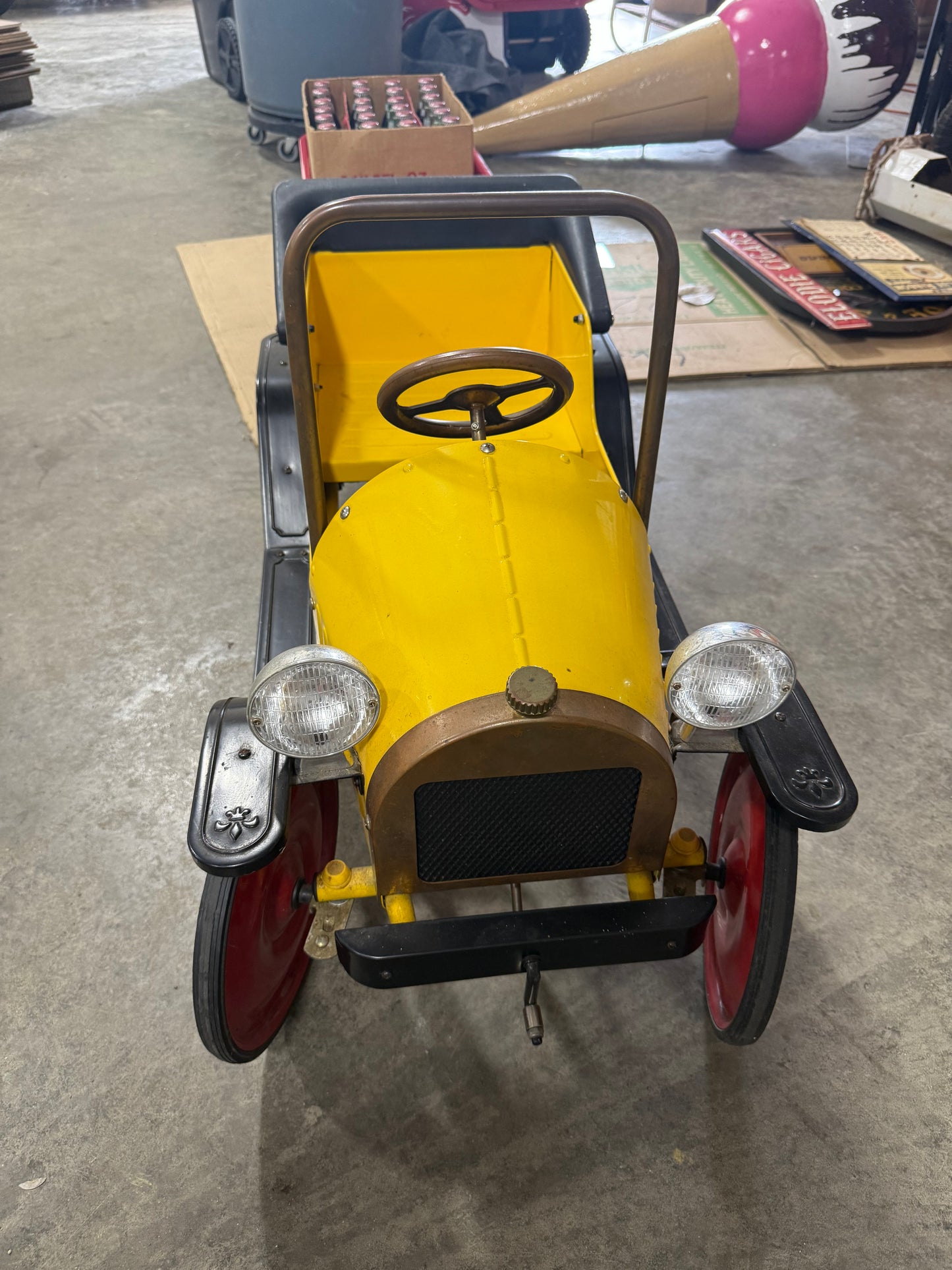 Coca-Cola Pedal Car with Wagon