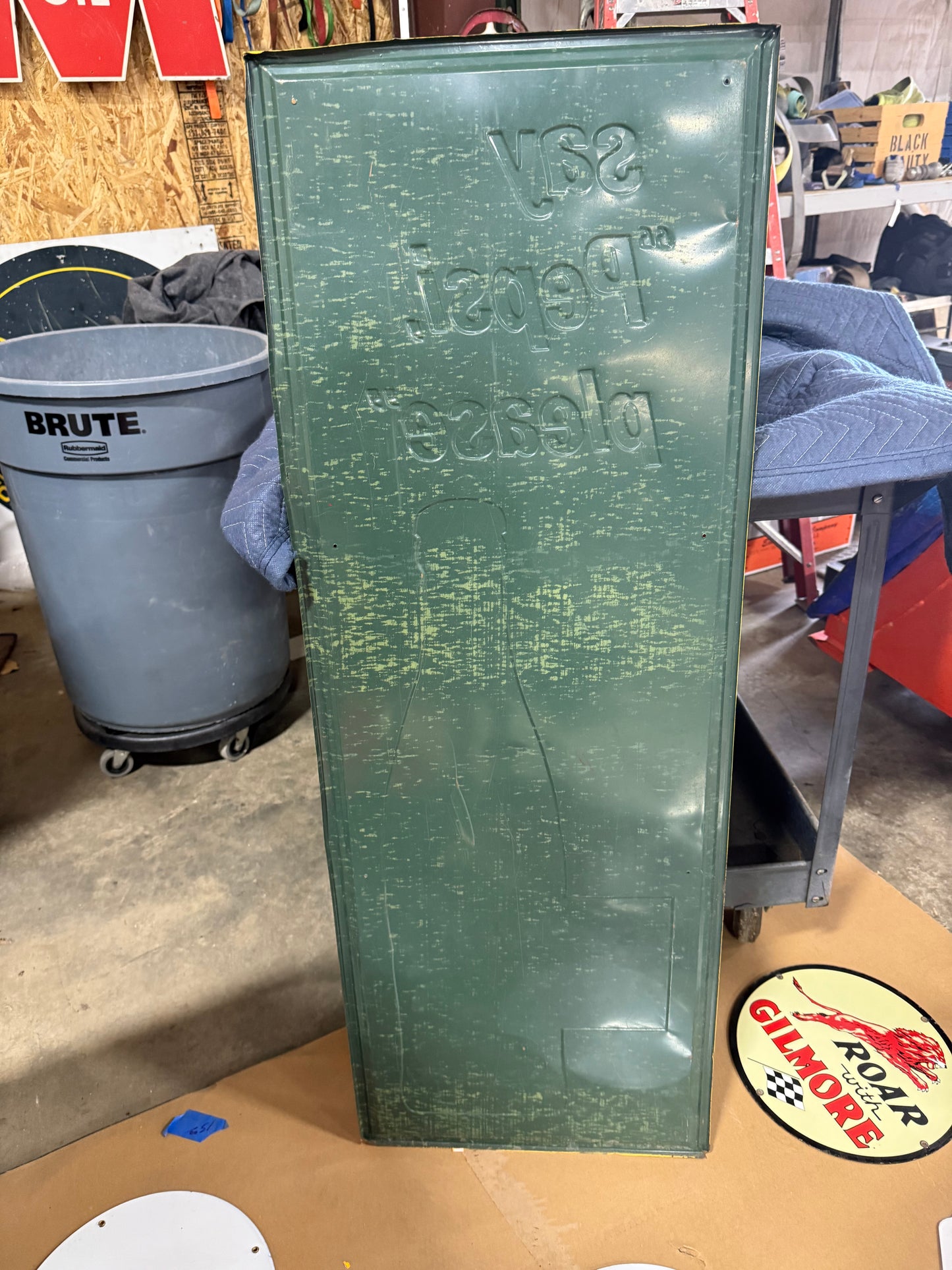 say "Pepsi please" Vertical SST Sign
