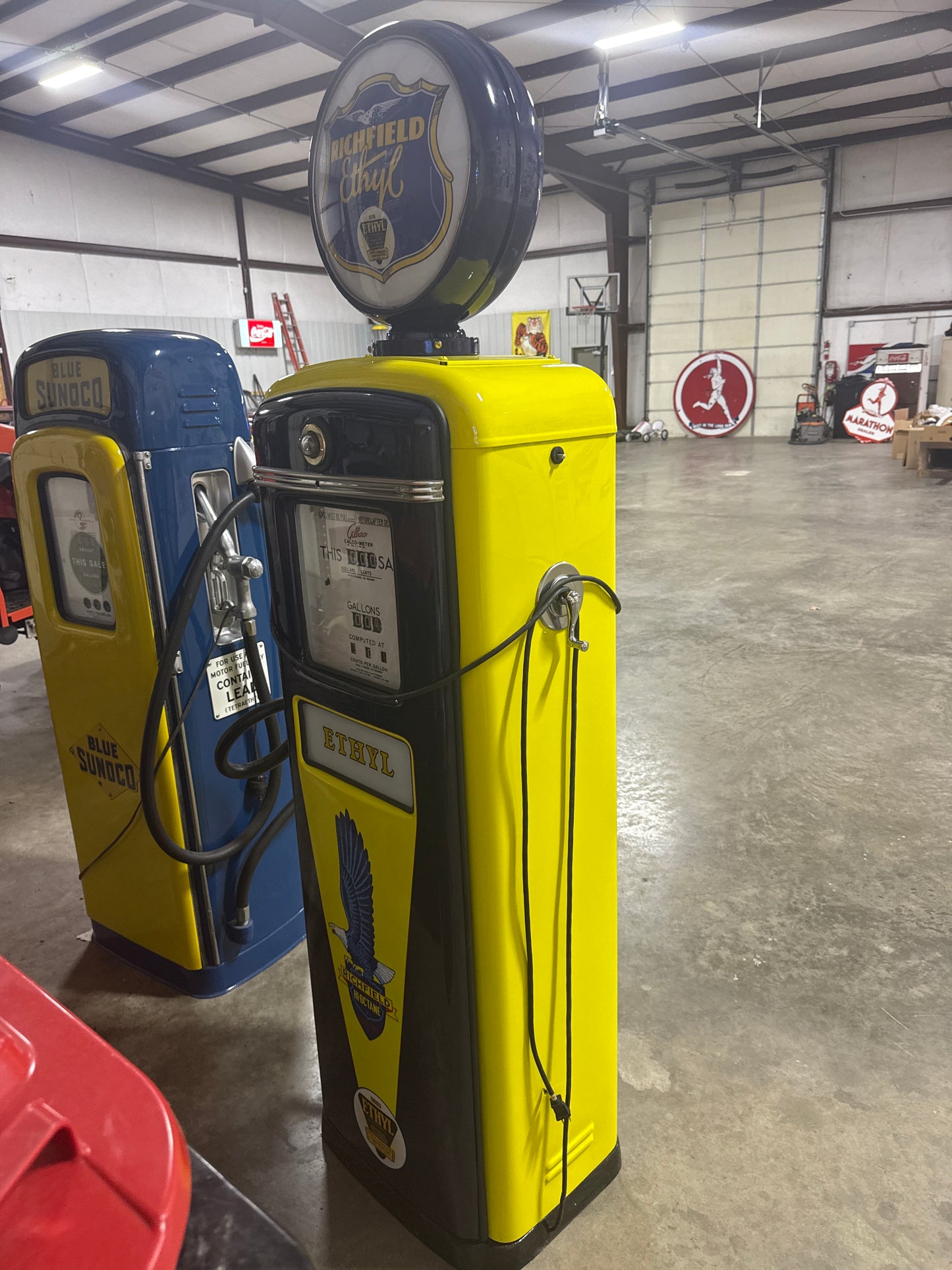 Atlantic Richfield Ethyl Gas Pump - Restored
