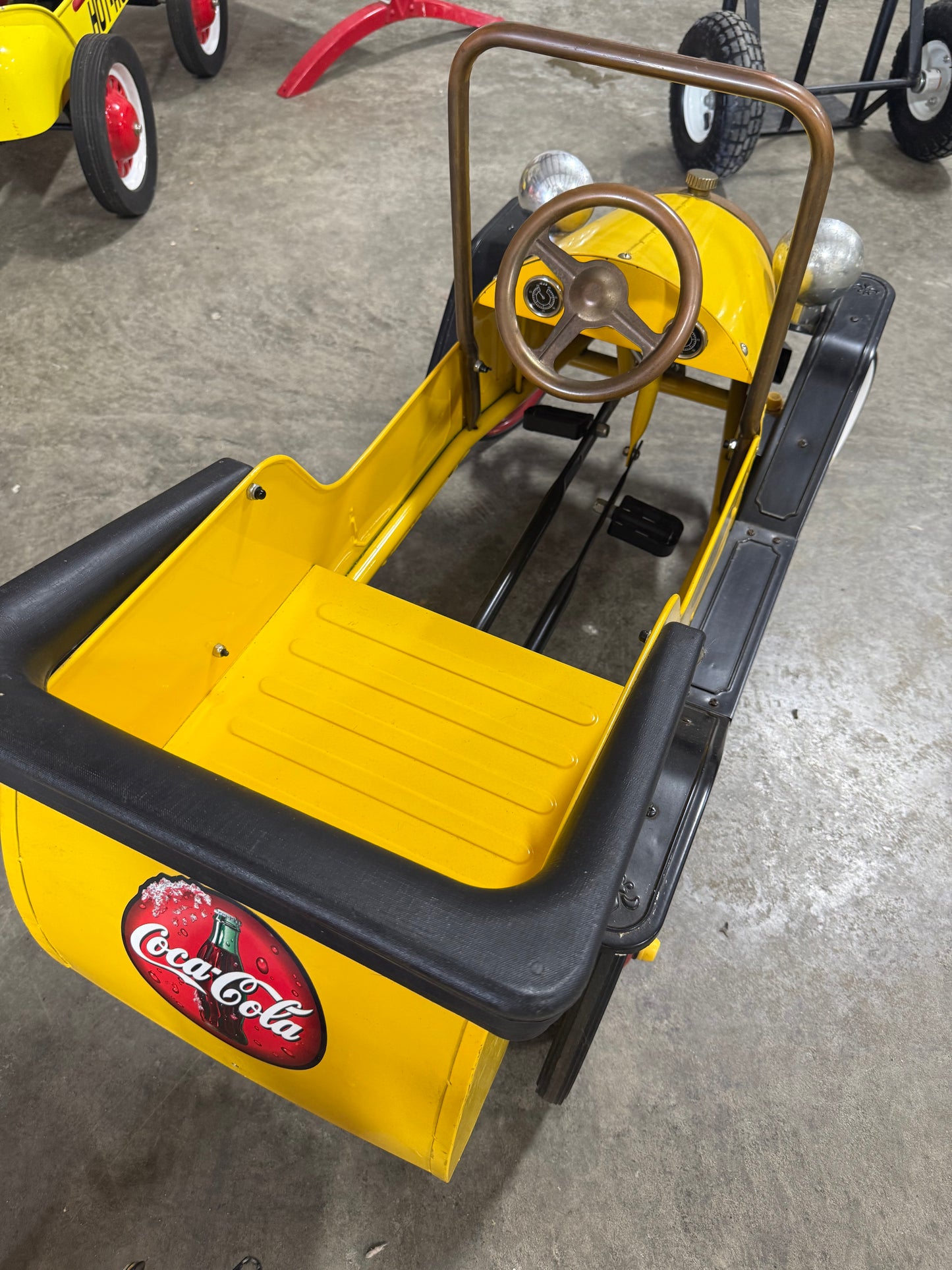 Coca-Cola Pedal Car with Wagon