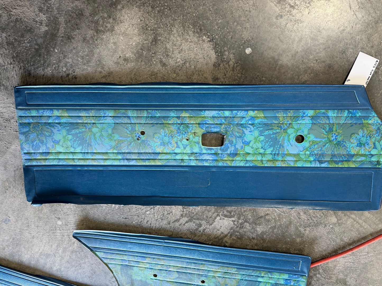 1969 Plymouth Barracuda "ModTop" Blue Interior Panel set