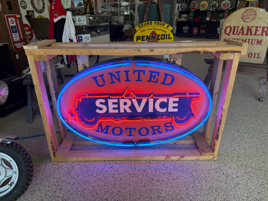 United Motor Service Neon Sign