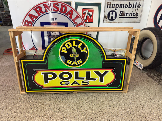 Polly Gas SS Light Up Sign