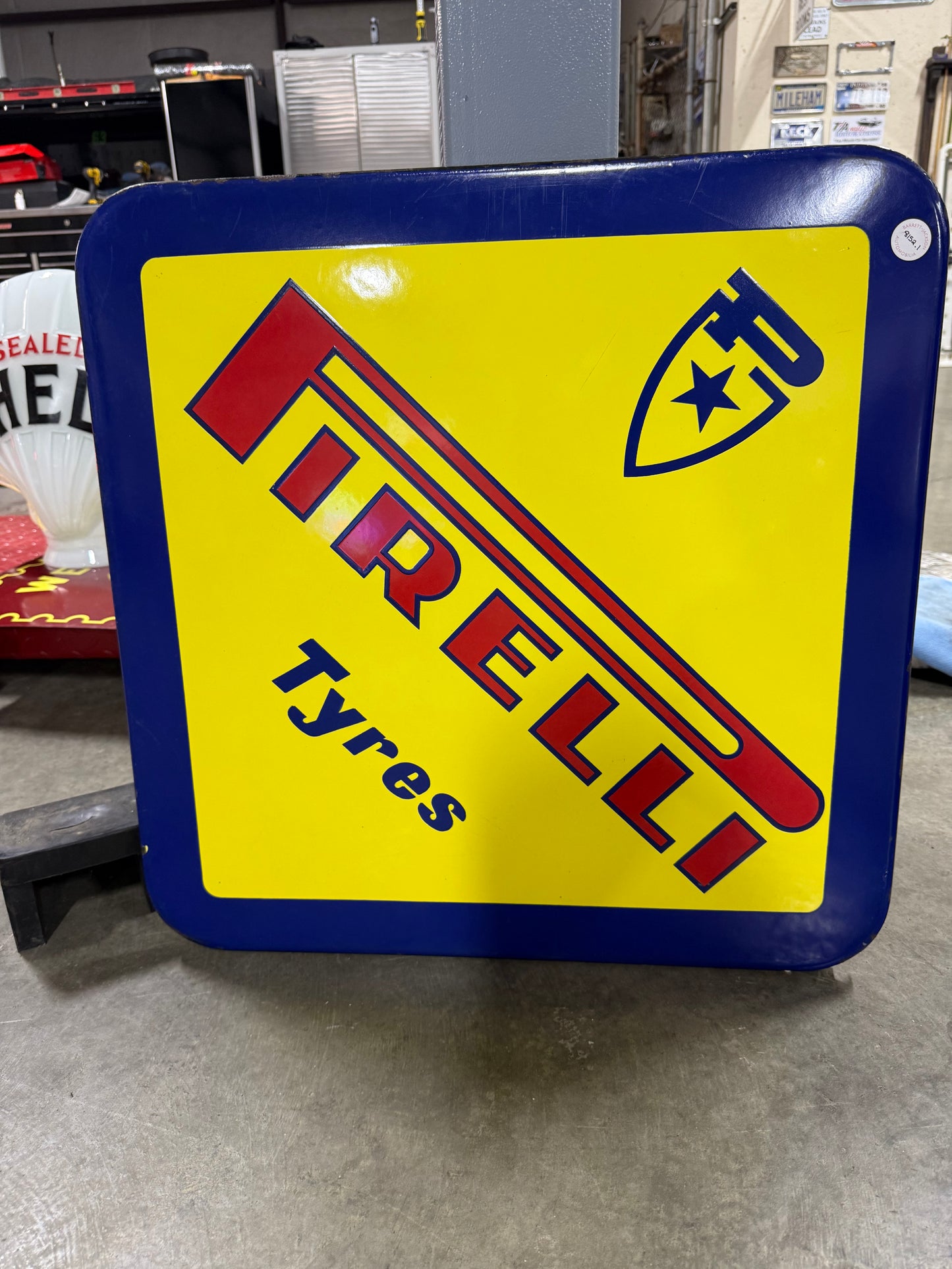 Pirelli Tyres Circa 1970s Porcelain Sign