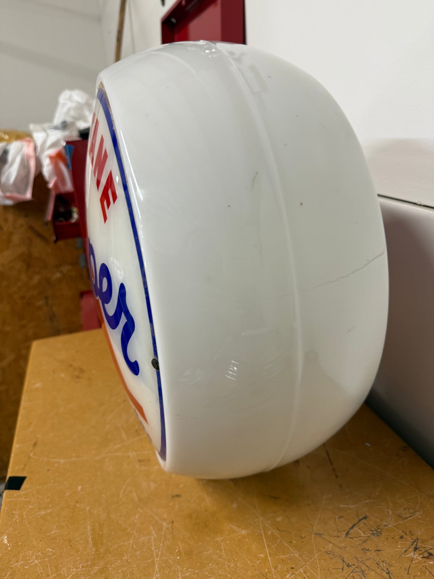 Super A Hi-Octane Gas Pump Globe