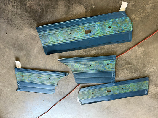 1969 Plymouth Barracuda "ModTop" Blue Interior Panel set