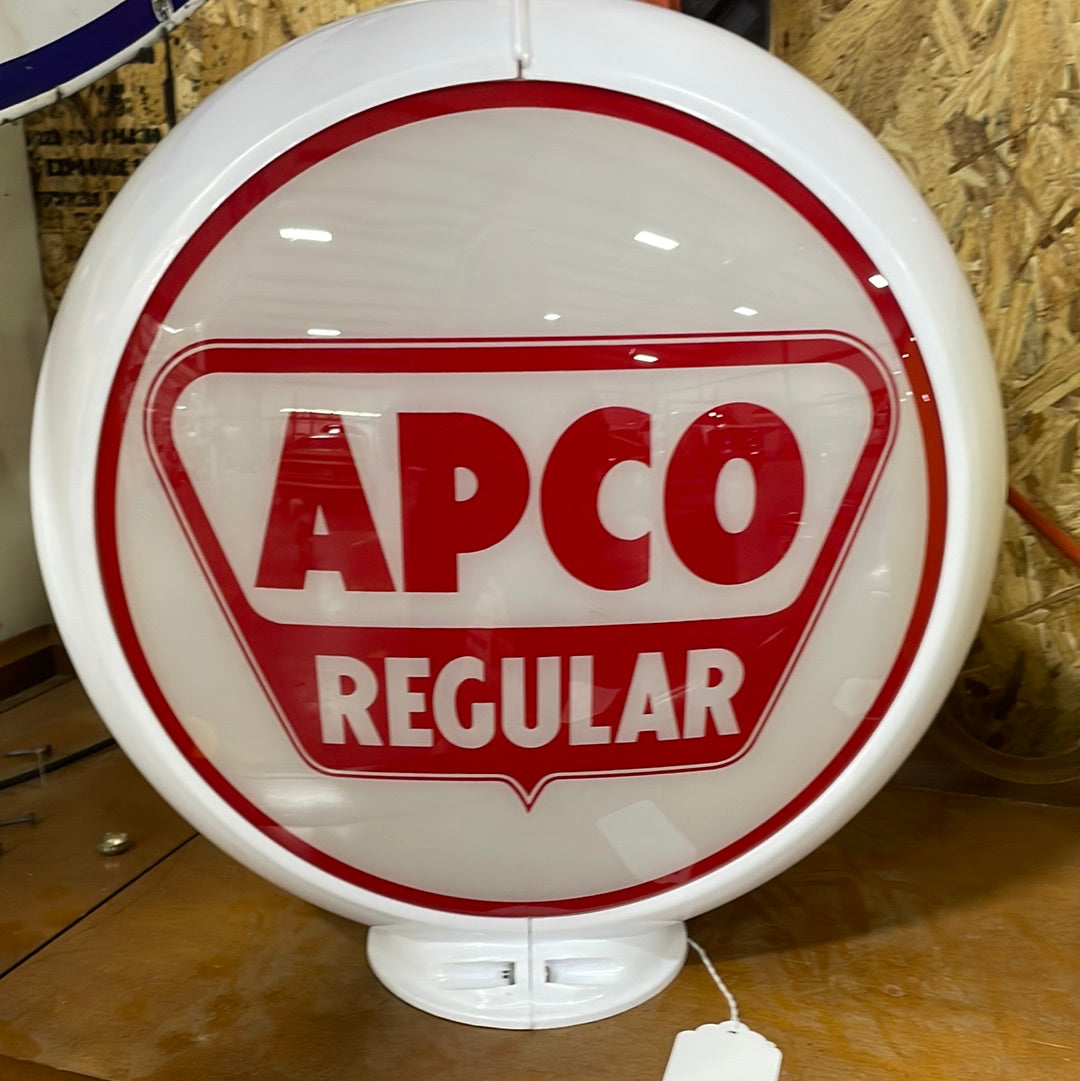 APCO Regular Gas Pump Globe with Capco 216